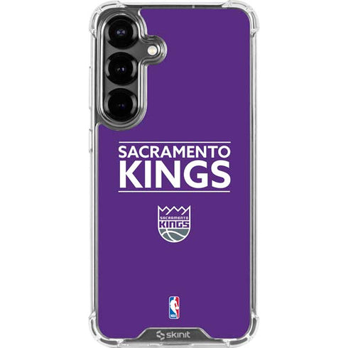 NBA Sacramento Kings Standard - Purple Galaxy S26 Clear Case