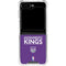 NBA Sacramento Kings Standard - Purple Galaxy Z Flip6 Clear Case