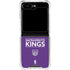 NBA Sacramento Kings Standard - Purple Galaxy Z Flip6 Clear Case