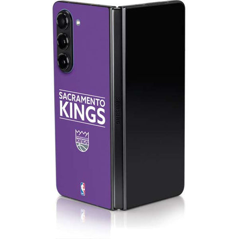 NBA Sacramento Kings Standard - Purple Galaxy Z Fold5 5G Skin