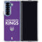 NBA Sacramento Kings Standard - Purple Galaxy Z Fold6 Clear Case