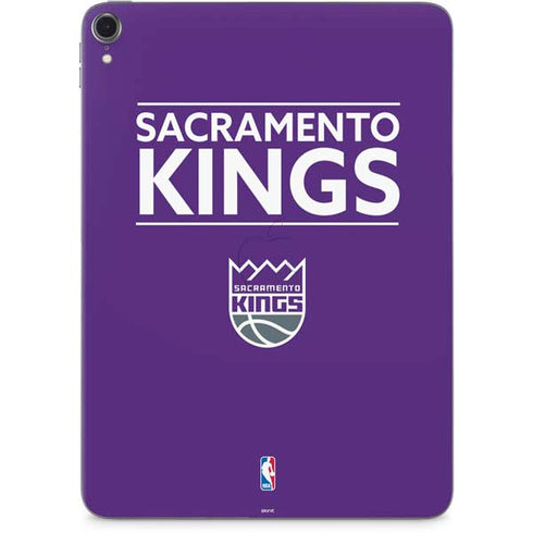NBA Sacramento Kings Standard - Purple Apple iPad Pro Skin
