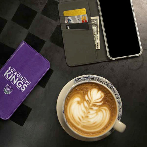 NBA Sacramento Kings Standard - Purple iPhone 13 Pro Max Folio Case