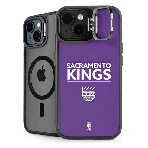 NBA Sacramento Kings Standard - Purple iPhone 14 Plus Kickstand Case