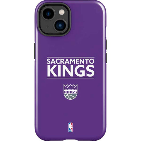 NBA Sacramento Kings Standard - Purple iPhone 15 Impact Case