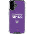 NBA Sacramento Kings Standard - Purple iPhone 16 Plus Clear Case