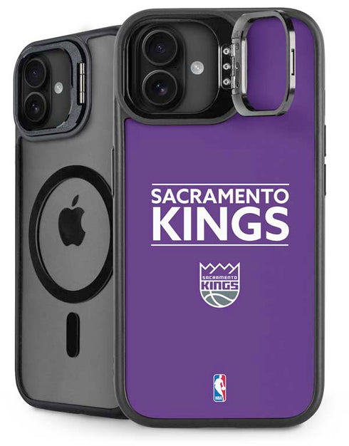 NBA Sacramento Kings Standard - Purple iPhone 16 Plus Kickstand Case