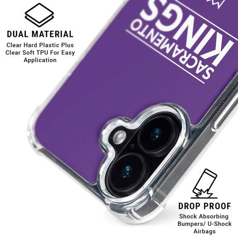NBA Sacramento Kings Standard - Purple iPhone 16 Plus MagSafe Case