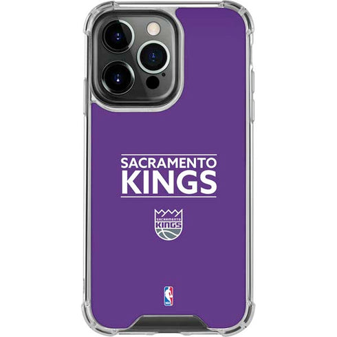 NBA Sacramento Kings Standard - Purple iPhone 16 Pro Clear Case