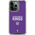 NBA Sacramento Kings Standard - Purple iPhone 16 Pro Clear Case