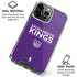 NBA Sacramento Kings Standard - Purple iPhone 16 Pro Clear Case