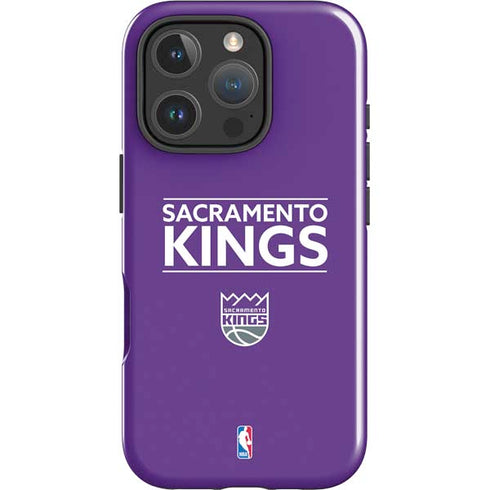NBA Sacramento Kings Standard - Purple iPhone 16 Pro Impact Case