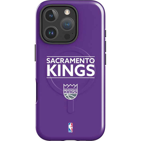 NBA Sacramento Kings Standard - Purple iPhone 16 Pro Magsafe Impact Case