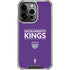 NBA Sacramento Kings Standard - Purple iPhone 16 Pro Max Clear Case