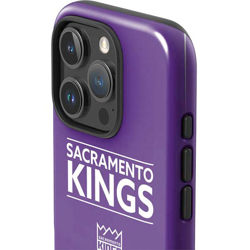NBA Sacramento Kings Standard - Purple iPhone 16 Pro Max Impact Case