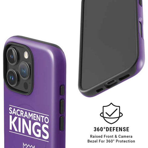 NBA Sacramento Kings Standard - Purple iPhone 16 Pro Max Magsafe Impact Case