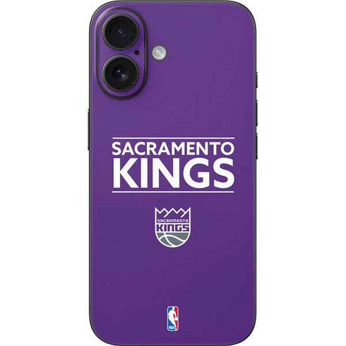NBA Sacramento Kings Standard - Purple iPhone 16 Skin