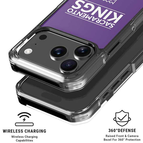 NBA Sacramento Kings Standard - Purple iPhone 18 Pro Clear Case
