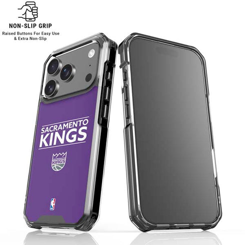 NBA Sacramento Kings Standard - Purple iPhone 18 Pro Clear Case