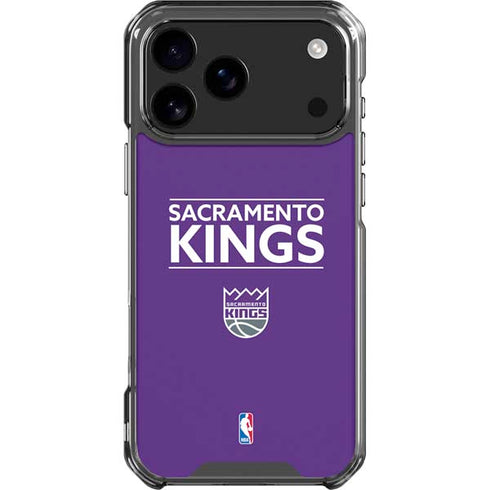 NBA Sacramento Kings Standard - Purple iPhone 18 Pro Max Clear Case