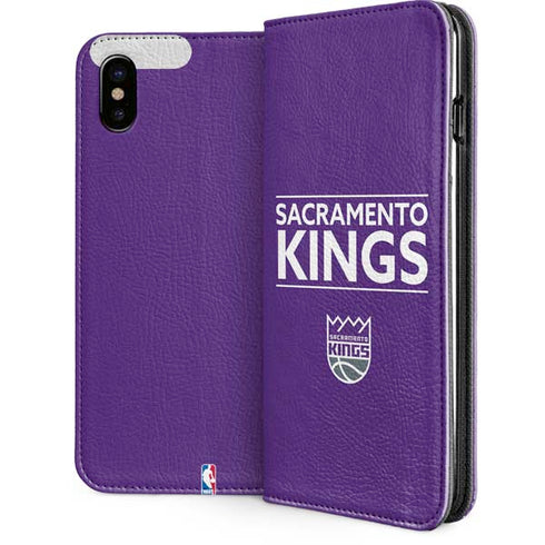 NBA Sacramento Kings Standard - Purple iPhone 8 Folio Case