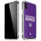 NBA Sacramento Kings Standard - Purple iPhone X/XS Clear Case
