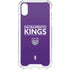 NBA Sacramento Kings Standard - Purple iPhone XS Clear Case