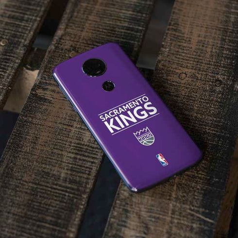 NBA Sacramento Kings Standard - Purple Moto E5 Plus Skin