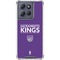 NBA Sacramento Kings Standard - Purple Moto G 5G (2025) Clear Case