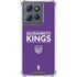 NBA Sacramento Kings Standard - Purple Moto G 5G (2025) Clear Case