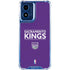 NBA Sacramento Kings Standard - Purple Moto G 5G (2024) Clear Case