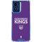 NBA Sacramento Kings Standard - Purple Moto G Play 4G (2024) Clear Case