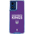 NBA Sacramento Kings Standard - Purple Moto G Play 4G (2024) Clear Case