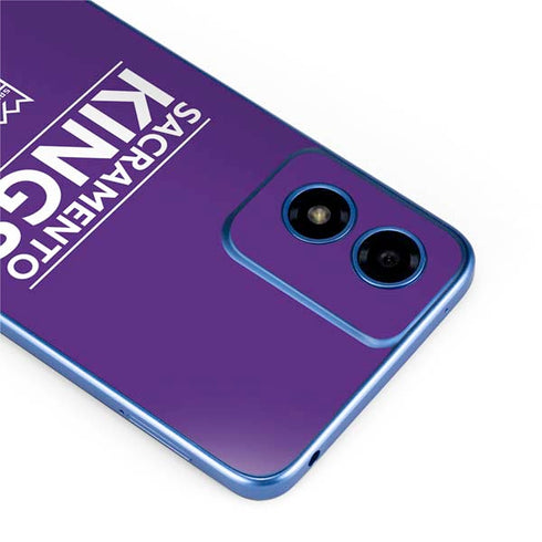 NBA Sacramento Kings Standard - Purple Moto G Play 4G (2024) Skin