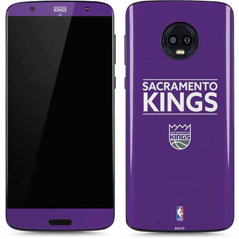 NBA Sacramento Kings Standard - Purple Moto G6 Skin