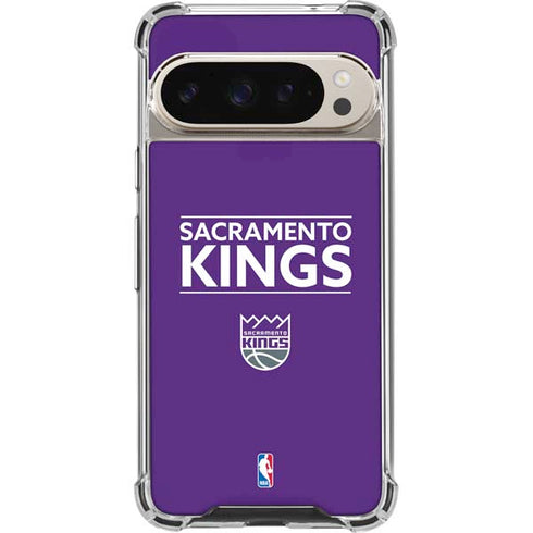NBA Sacramento Kings Standard - Purple Pixel 9/9 Pro Clear Case