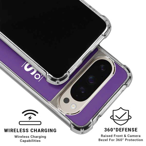 NBA Sacramento Kings Standard - Purple Pixel 9/9 Pro Clear Case