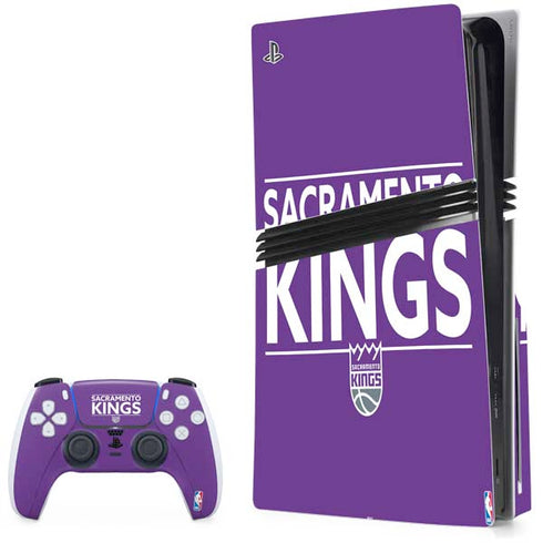 NBA Sacramento Kings Standard - Purple PS5 Pro Disk Bundle Skin