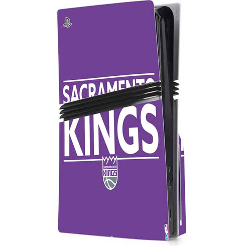 NBA Sacramento Kings Standard - Purple PS5 Pro Disk Console Skin