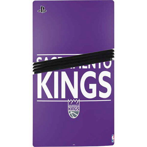 NBA Sacramento Kings Standard - Purple PS5 Pro Disk Console Skin