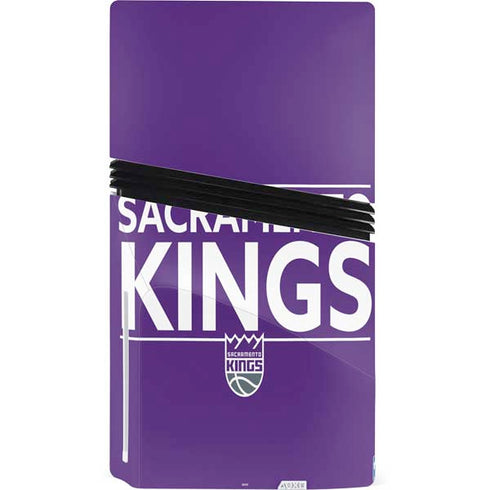 NBA Sacramento Kings Standard - Purple PS5 Pro Disk Console Skin