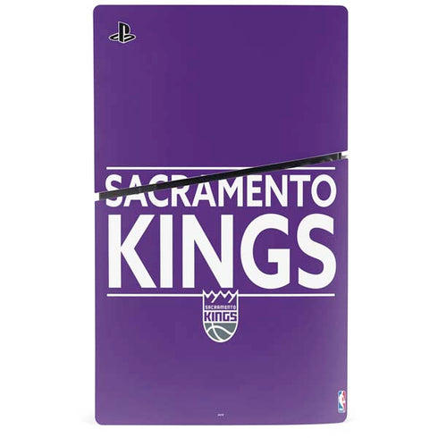 NBA Sacramento Kings Standard - Purple PS5 Slim Digital Edition Console Skin