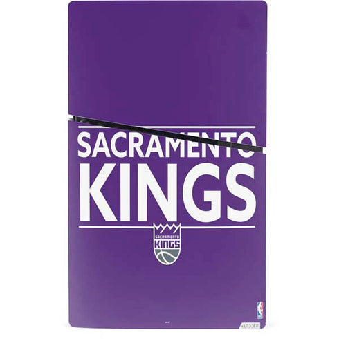 NBA Sacramento Kings Standard - Purple PS5 Slim Digital Edition Console Skin
