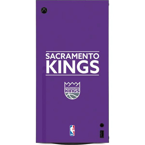 NBA Sacramento Kings Standard - Purple XBox Series X Digital Edition Console Skin