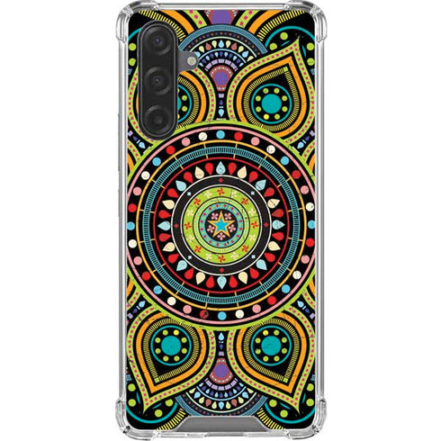 Sacred Wheel Colored Galaxy A17 Clear Case
