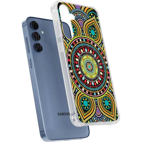 Sacred Wheel Colored Galaxy A55 5G Clear Case