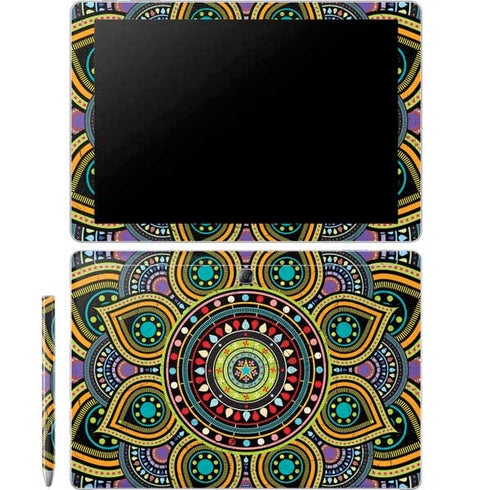 Sacred Wheel Colored Galaxy Book 12in Skin