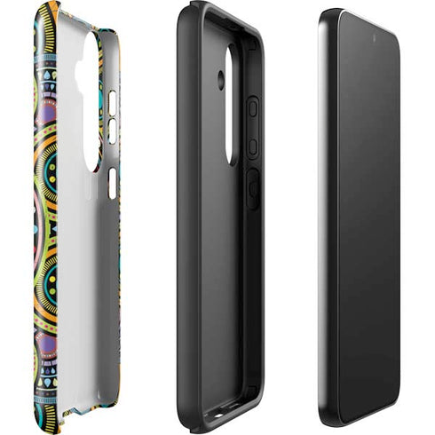 Sacred Wheel Colored Galaxy S25 Impact Case