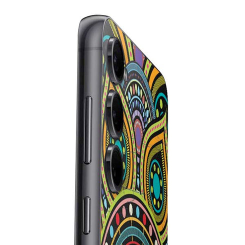 Sacred Wheel Colored Galaxy S25 Skin