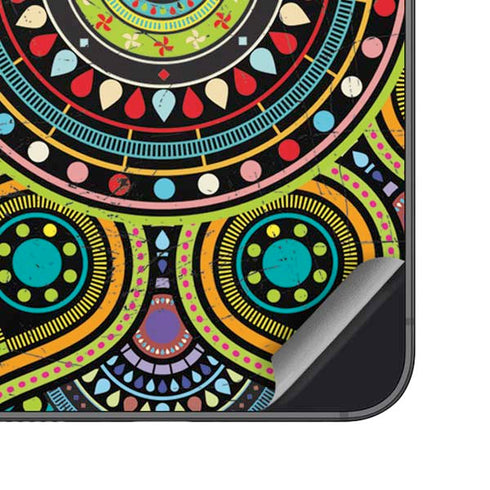 Sacred Wheel Colored Galaxy S25 Skin